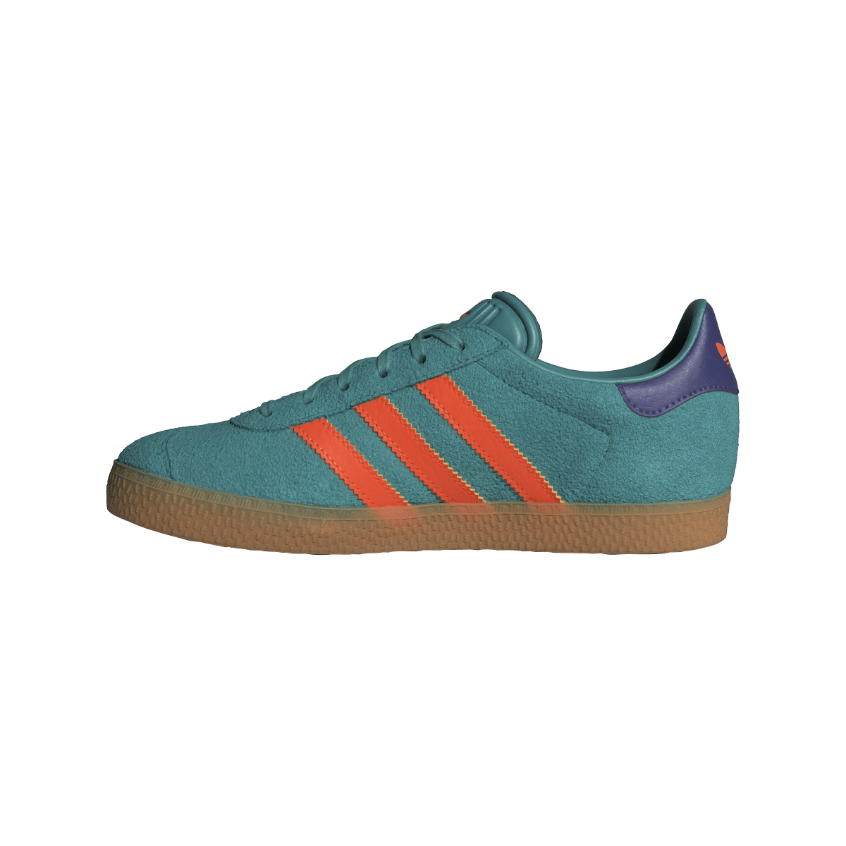 Adidas Gazelle Pure Teal Impact Orange Collegiate Purple