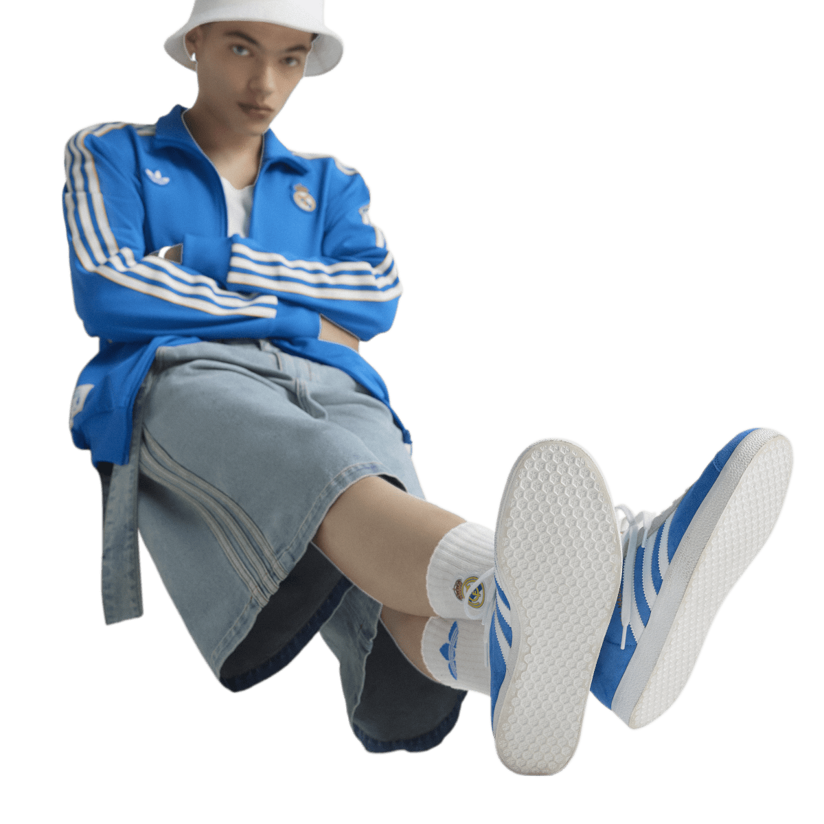 Adidas Gazelle Real Madrid Third Kit Blue Bird