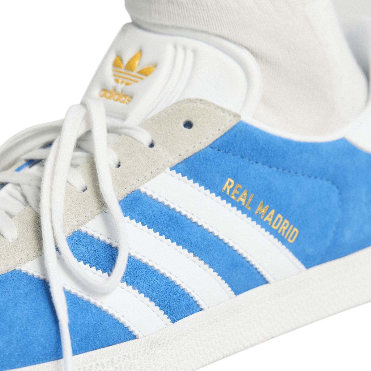 Adidas Gazelle Real Madrid Third Kit Blue Bird