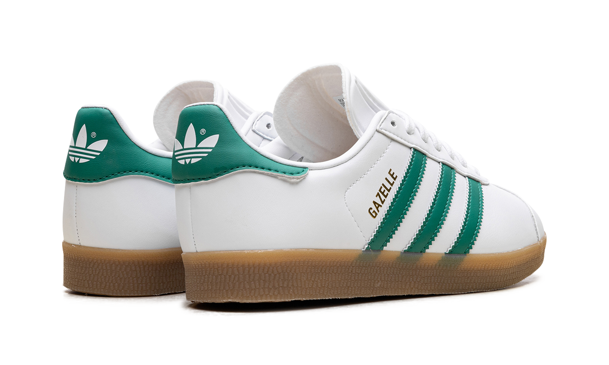 Adidas Gazelle White Bold Green Gum