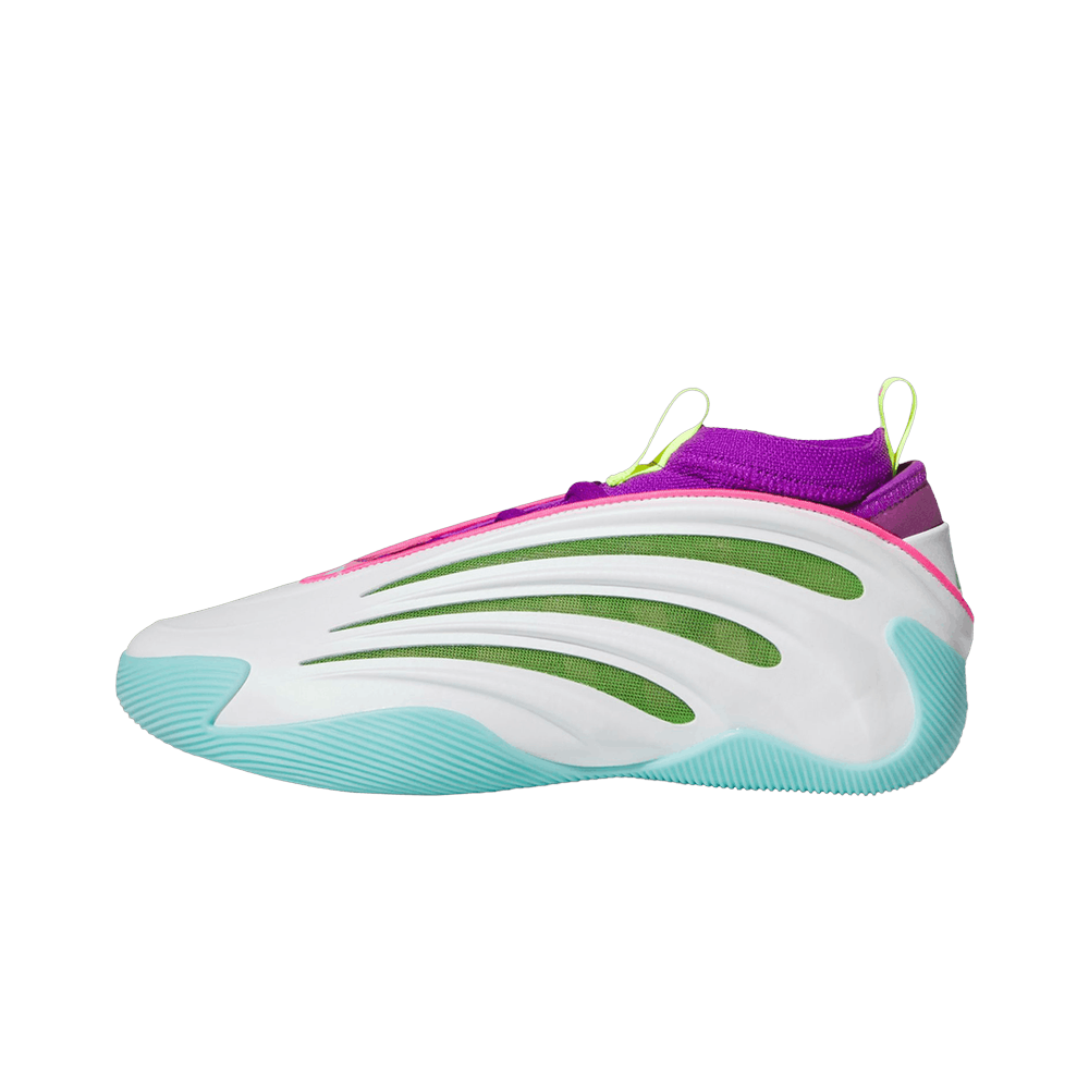 Adidas Harden Vol. 9 Jalen Williams White Lucid Lime Pink, Footwear White/Lucid Lime/Lucid Pink (JQ4003)