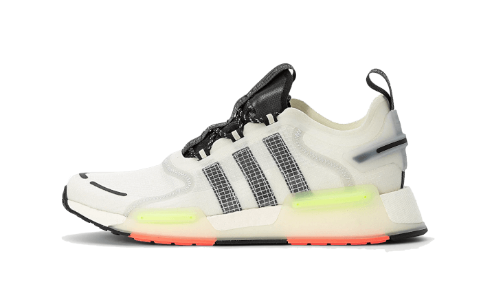 Adidas NMD V3 Crystal White Signal Green Solar Pink, Crystal White/Core Black/Signal Green (GW3063)