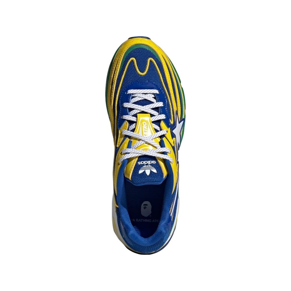 Adidas Orketro Bape Yellow Blue Green, Green/Power Blue/Blue (JQ2398)