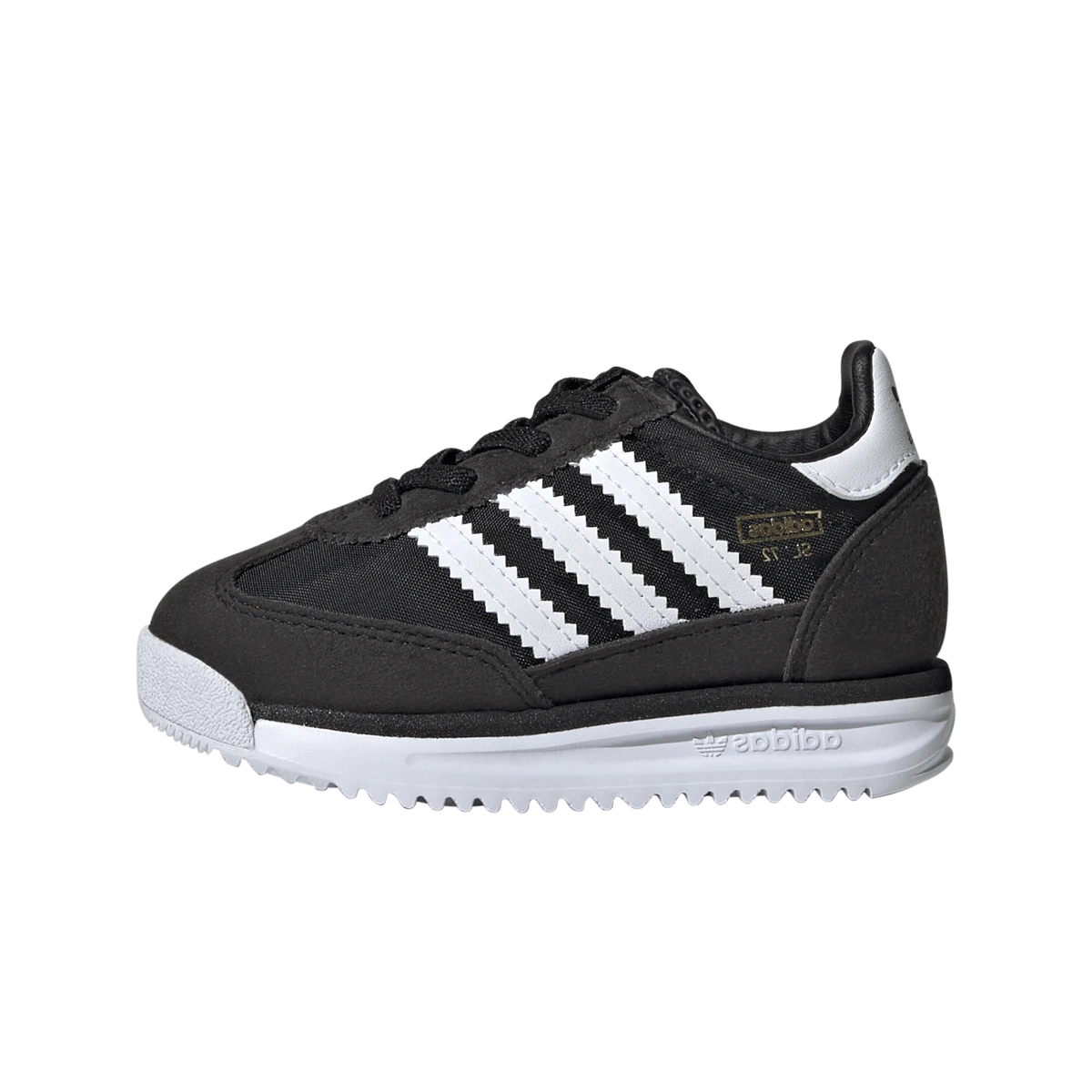 Adidas SL 72 RS Elastic Laces Core Black Cloud White Blue (TD)