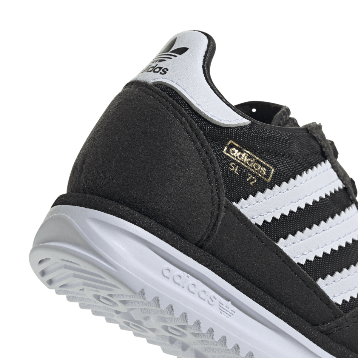 Adidas SL 72 RS Elastic Laces Core Black Cloud White Blue (TD)