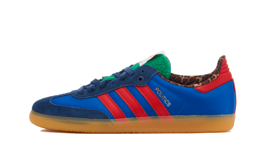 Adidas Samba Consortium Cup Sneaker Politics, Blue Bird/Better Scarlet/Dark Slate (IE0173)