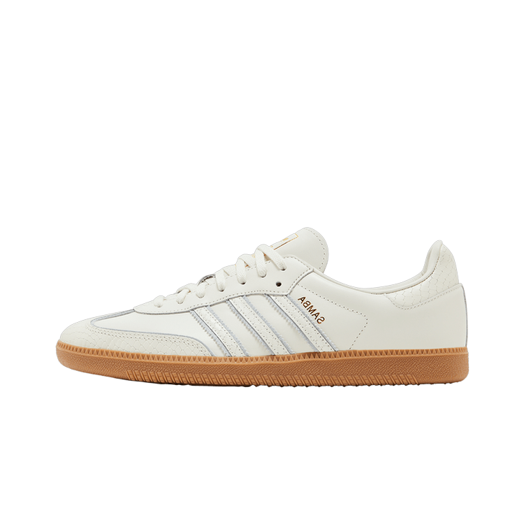 Adidas Samba Core White Snakeskin, Core White/Core White/Gum (IF1985)