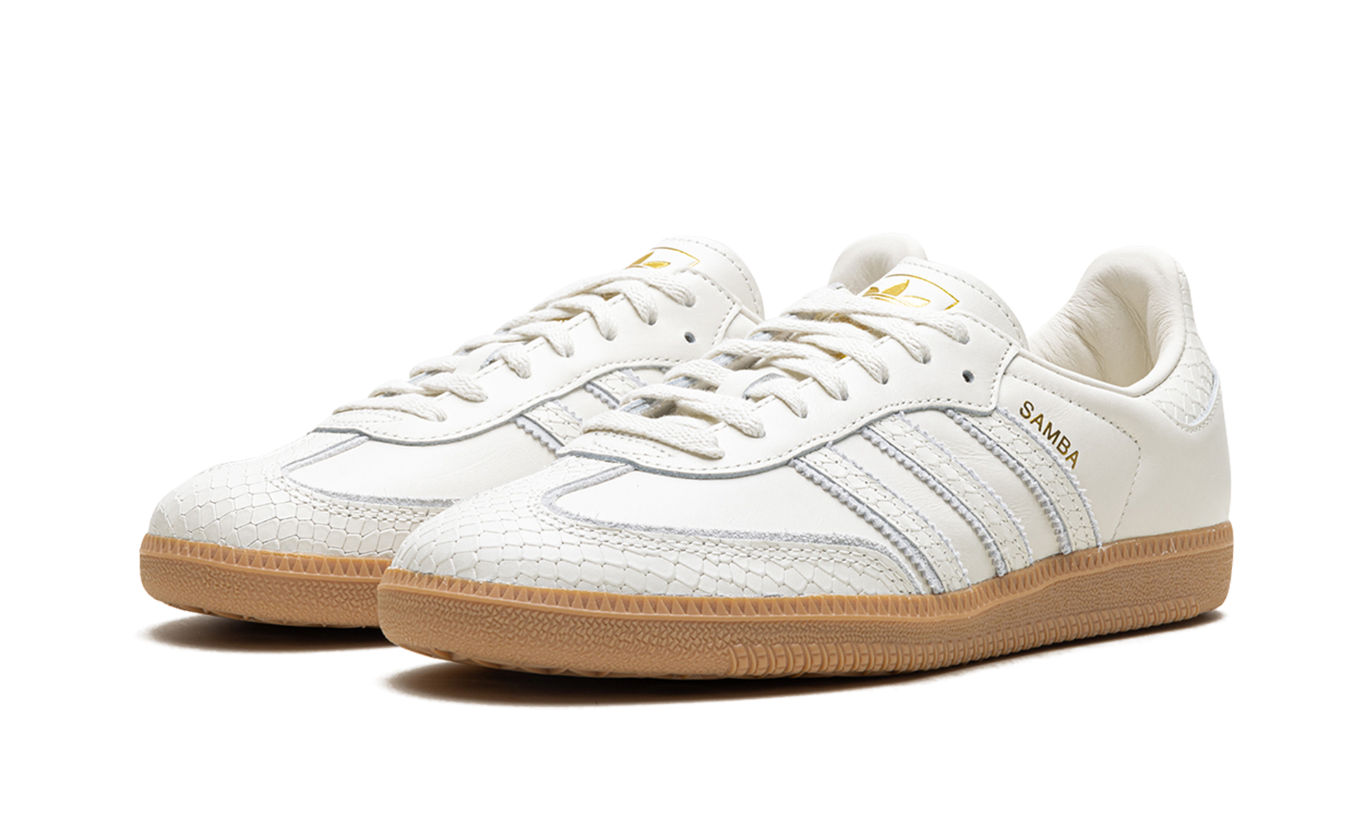 Adidas Samba Core White Snakeskin
