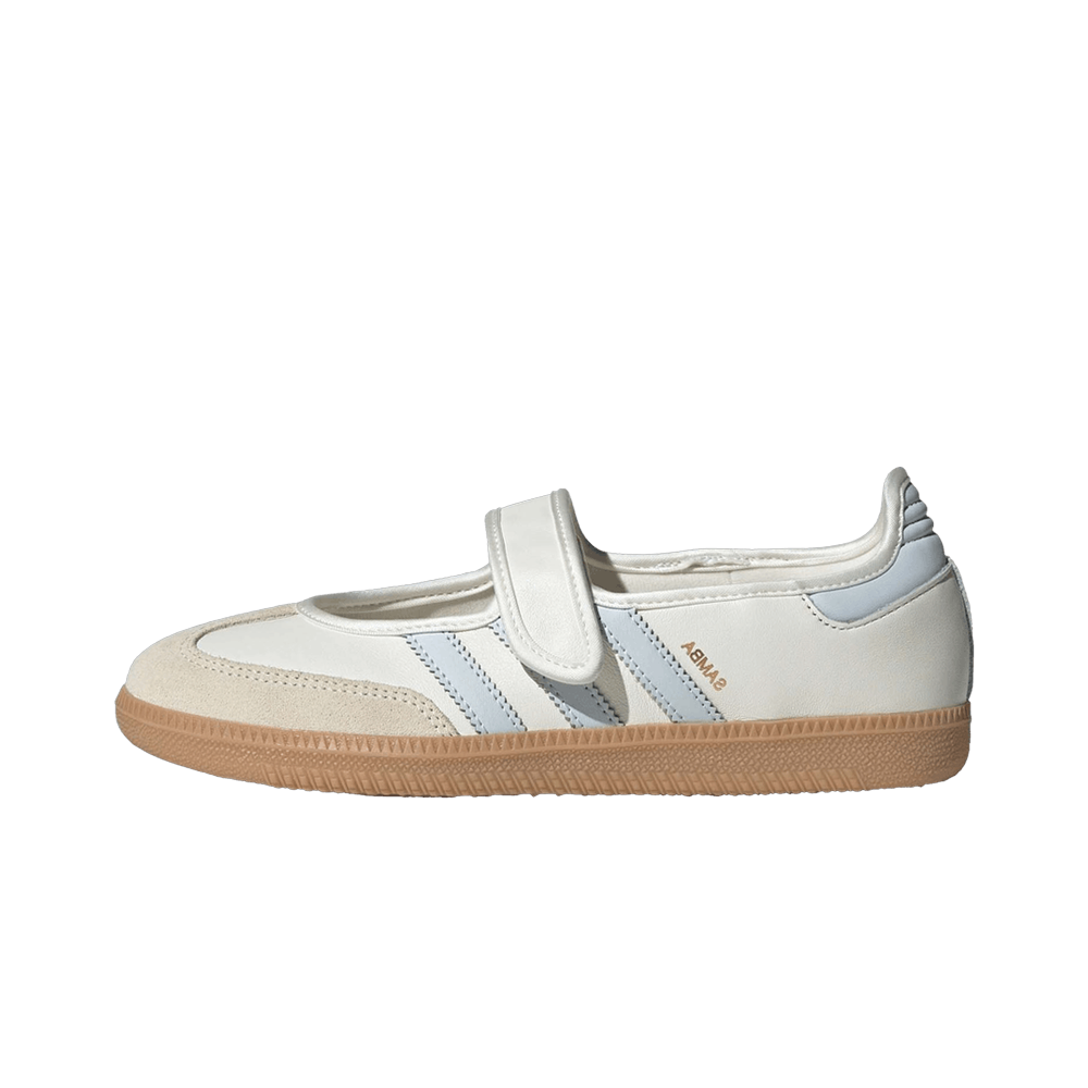 Adidas Samba Jane White Blue Gum, Cloud White/Gum 3/Halo Blue (JR7339)