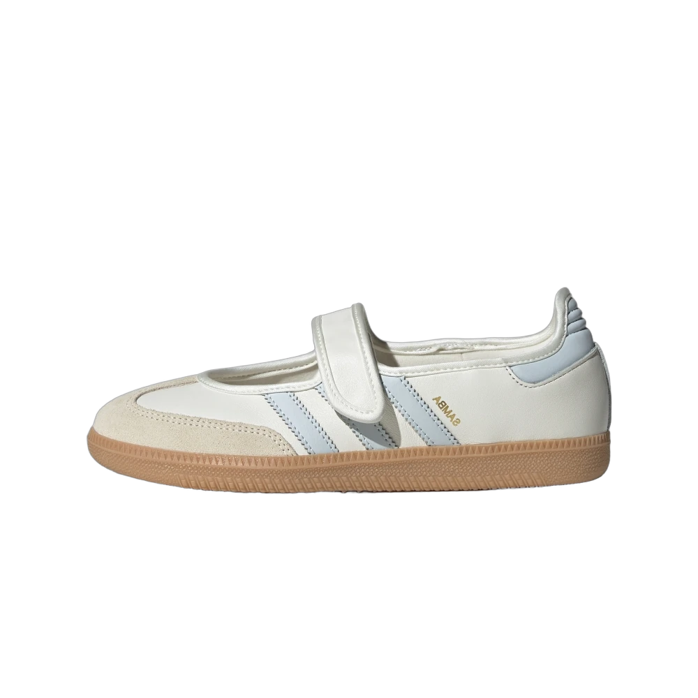 Adidas Samba Jane White Blue Gum, Cloud White/Gum 3/Halo Blue (JR7339)