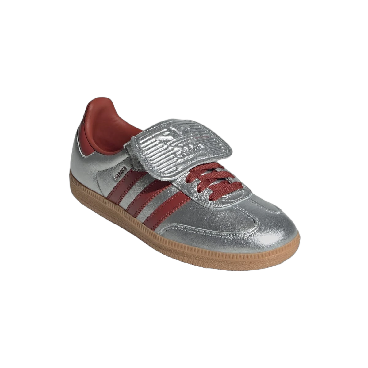 Adidas Samba LT Silver Metallic Ruby Gum
