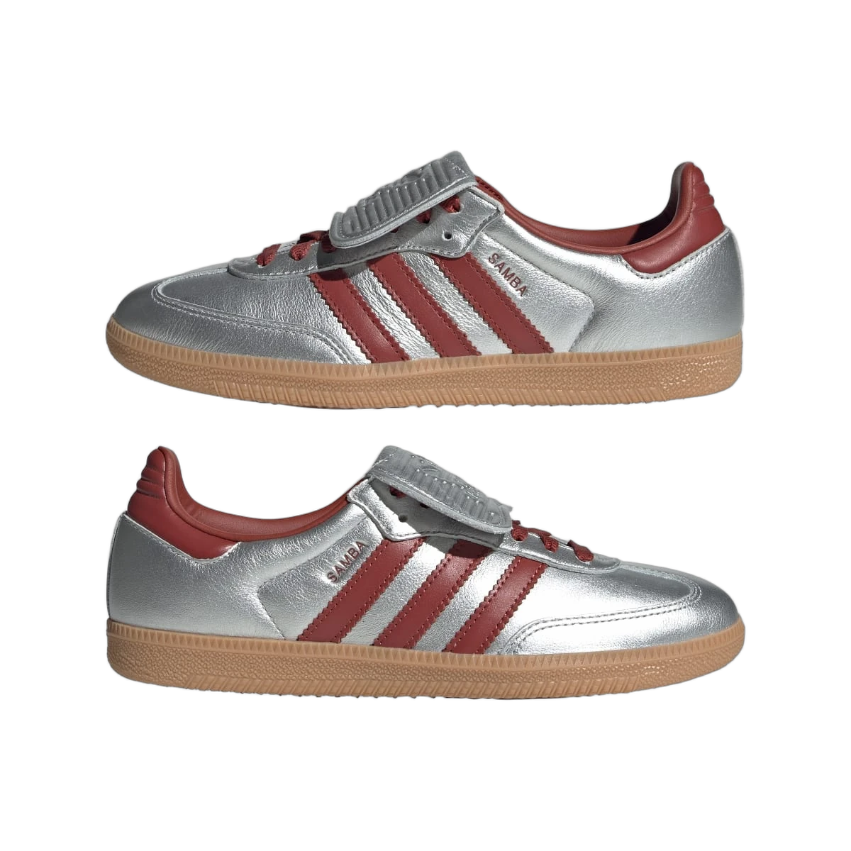 Adidas Samba LT Silver Metallic Ruby Gum