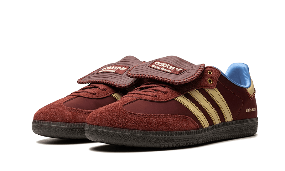 Adidas Samba Nylon Wales Bonner Fox Brown, Fox Brown/Sandy Beige/Lucky Blue (IE0579)