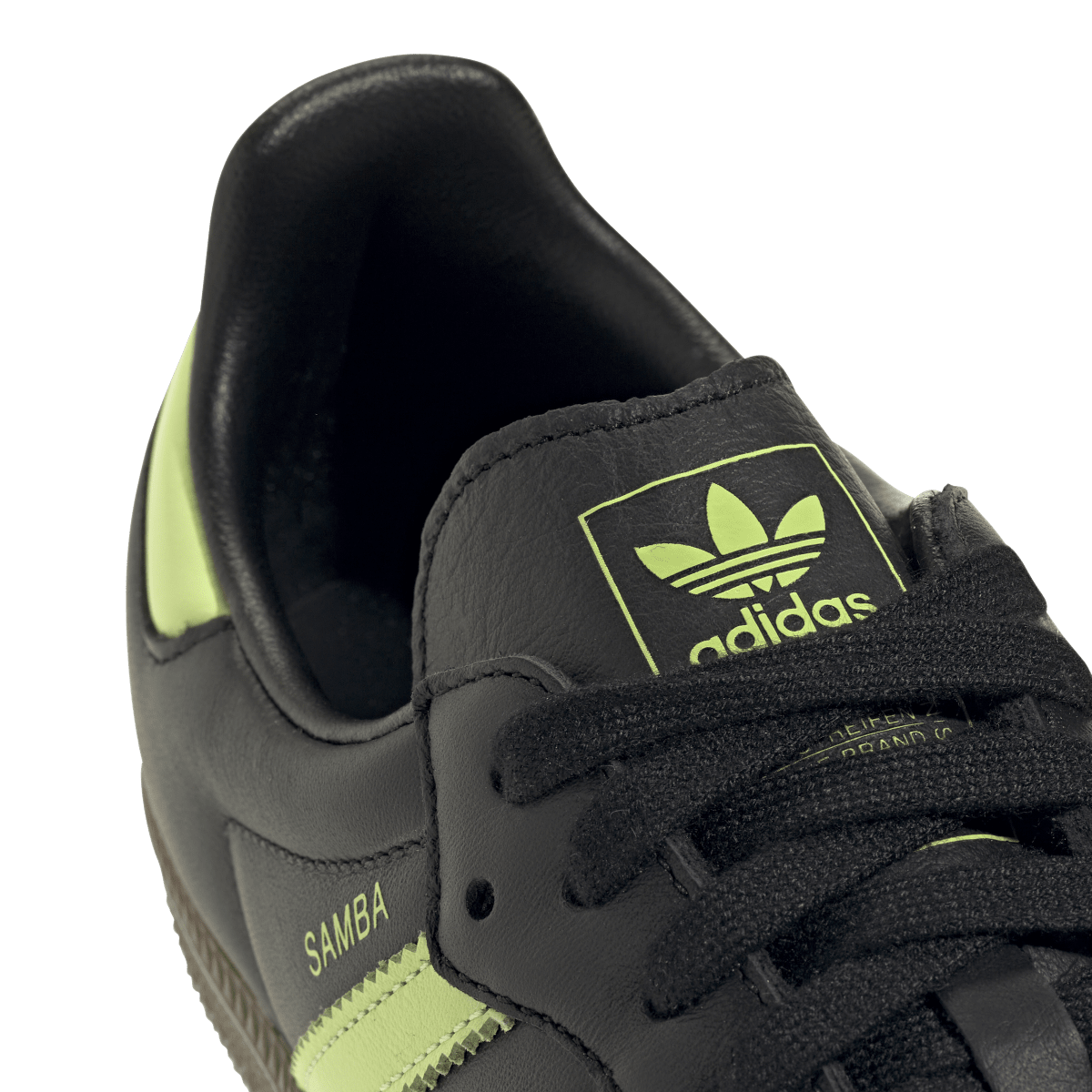 Adidas Samba OG Black Pulse Lime