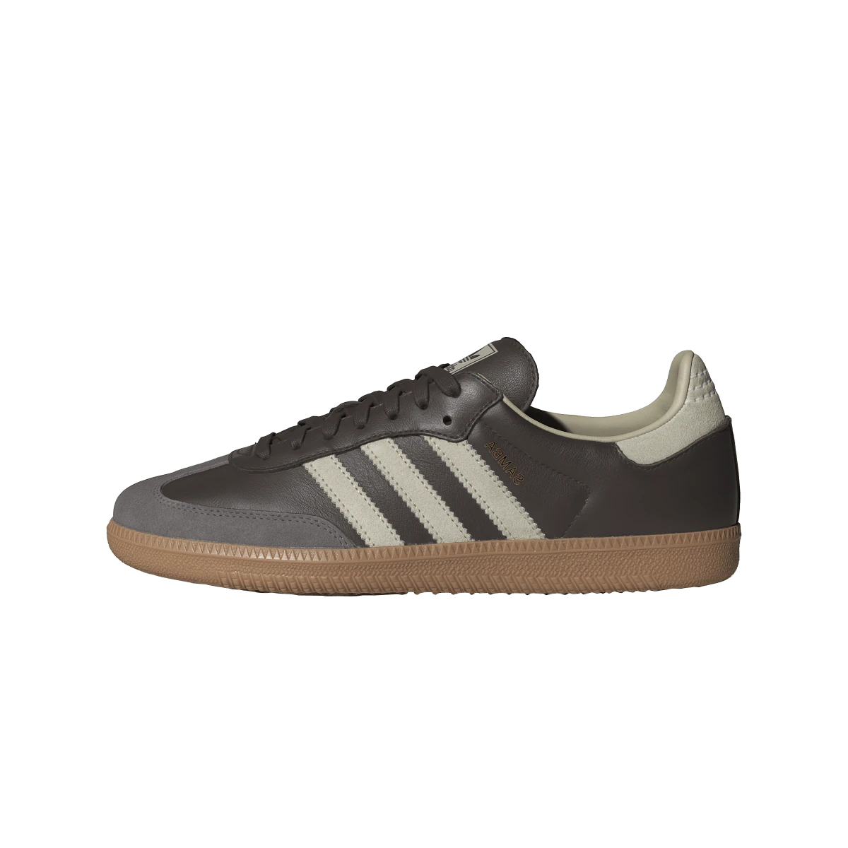 Adidas Samba OG Brown Putty Grey, Brown/Putty Grey/Gold Metallic (ID1481)