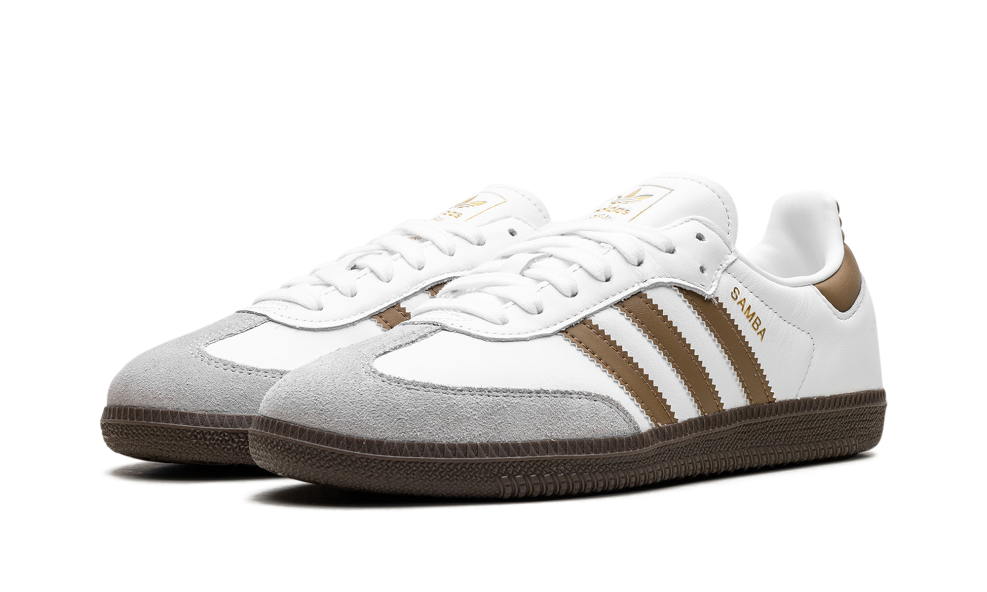 Adidas Samba OG Cloud White Brown Desert