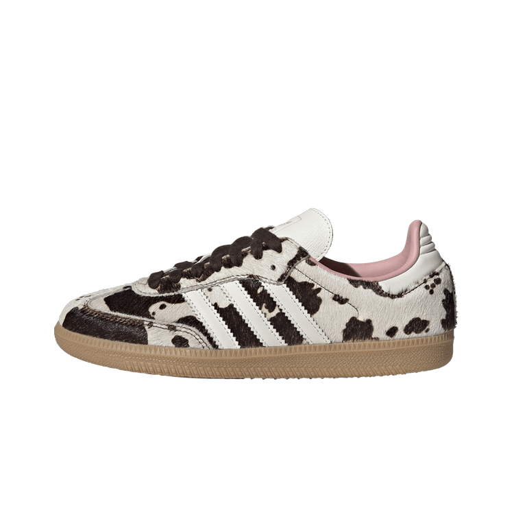 Adidas Samba OG Cow Print, Dark Brown/Off White/Gum 3 (JR1256)