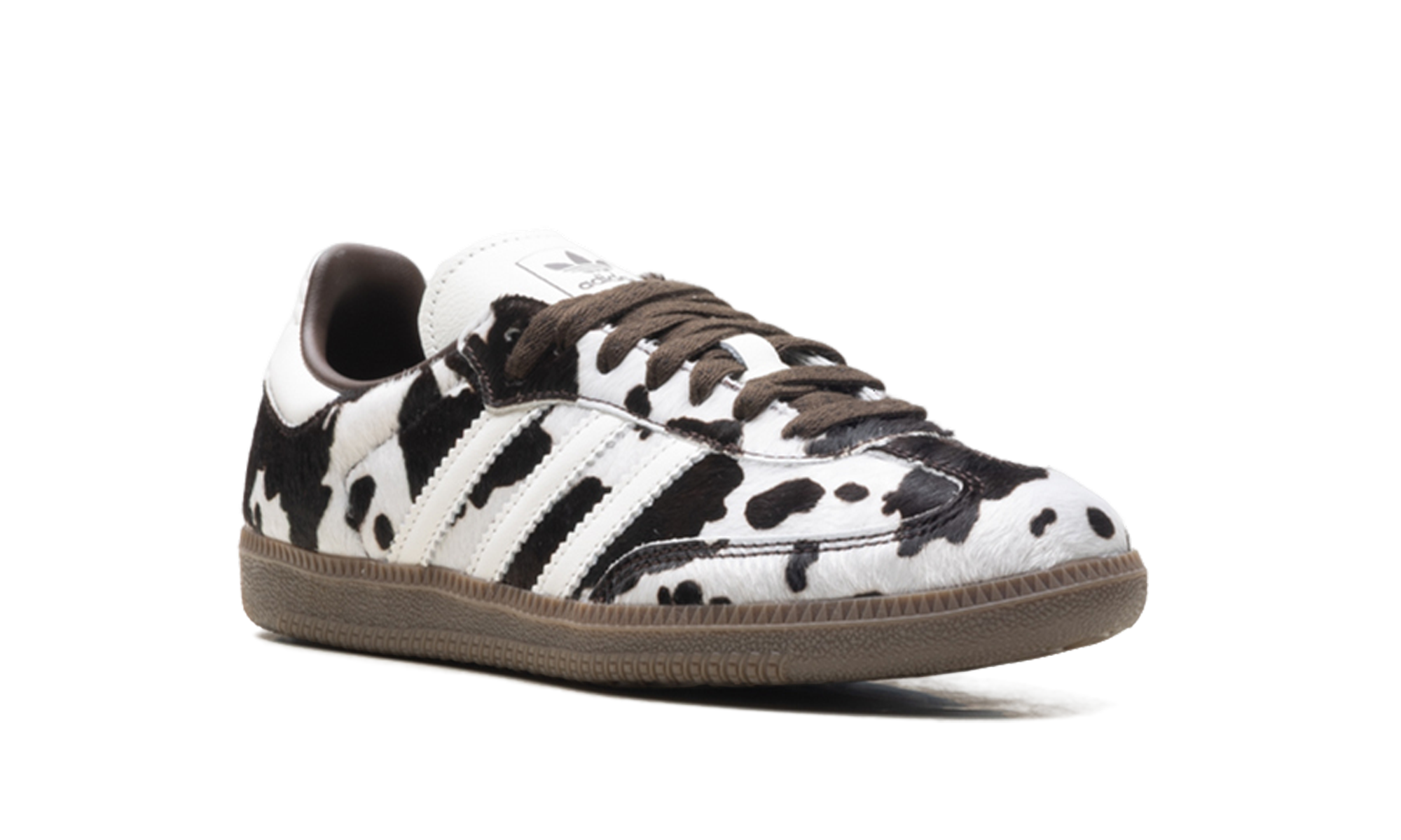 Adidas Samba OG Cow Print Dark Brown White
