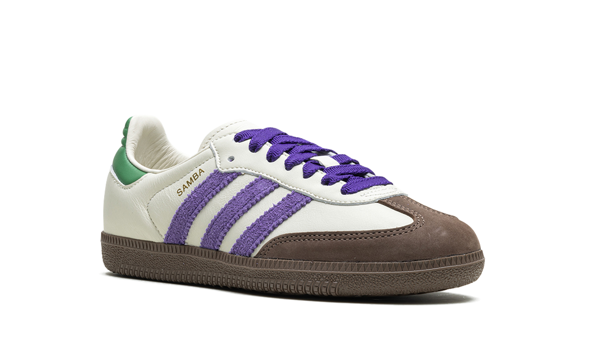 Adidas Samba OG Off White Core Purple Green Brown