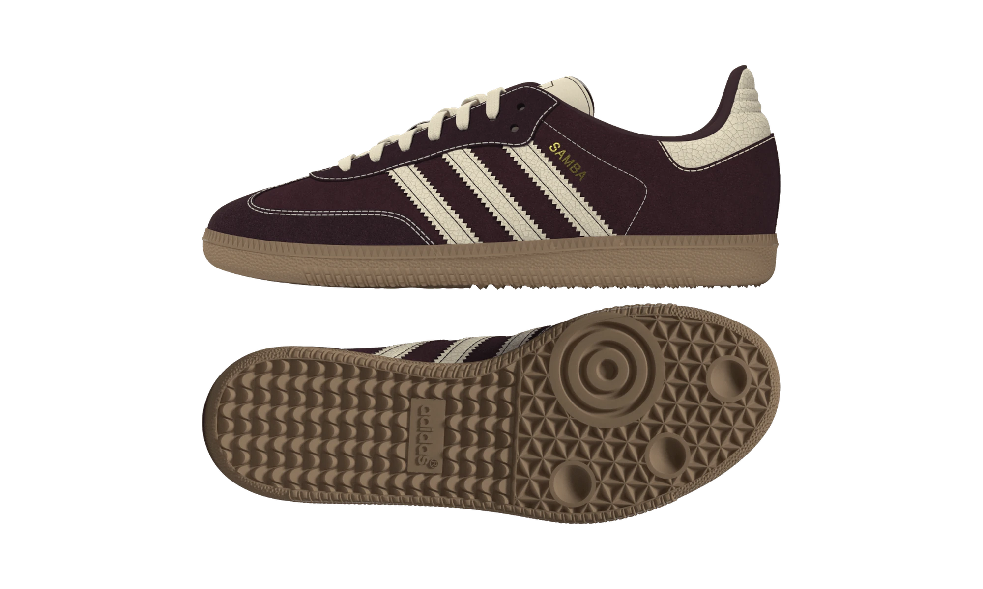 Adidas Samba OG Shadow Red Warm Vanilla