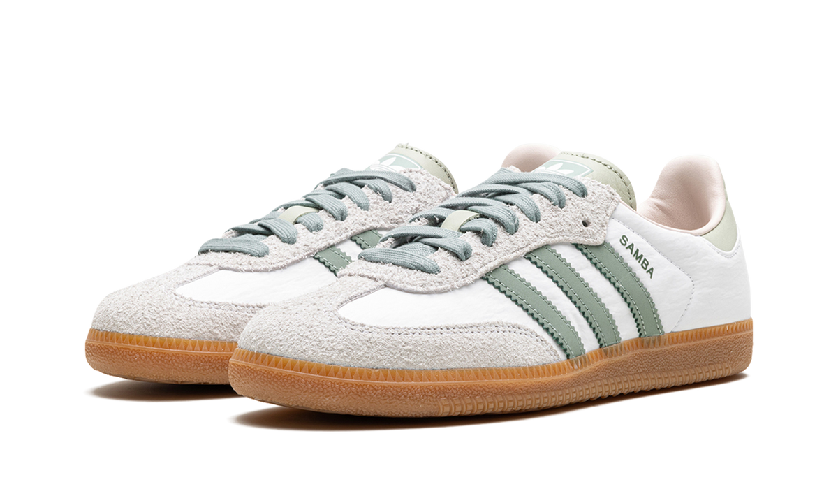 Adidas Samba OG Silver Green Putty Mauve