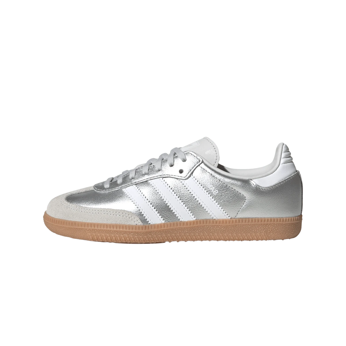 Adidas Samba OG Silver Metallic Cloud White Gum