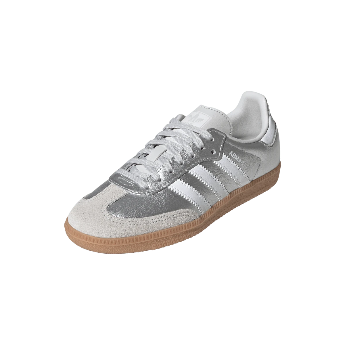 Adidas Samba OG Silver Metallic Cloud White Gum