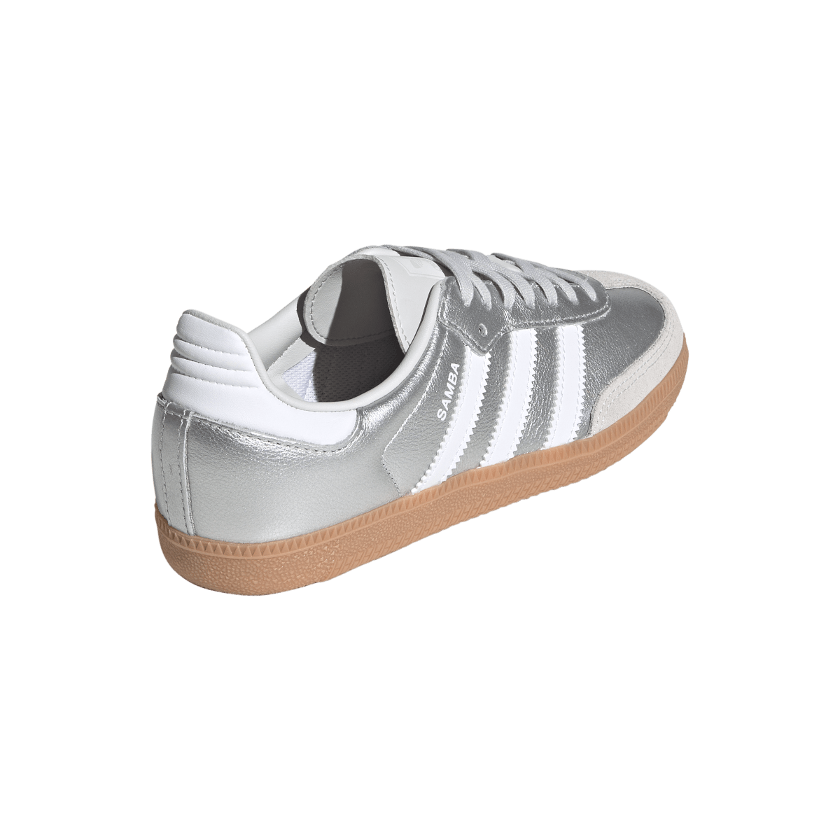 Adidas Samba OG Silver Metallic Cloud White Gum