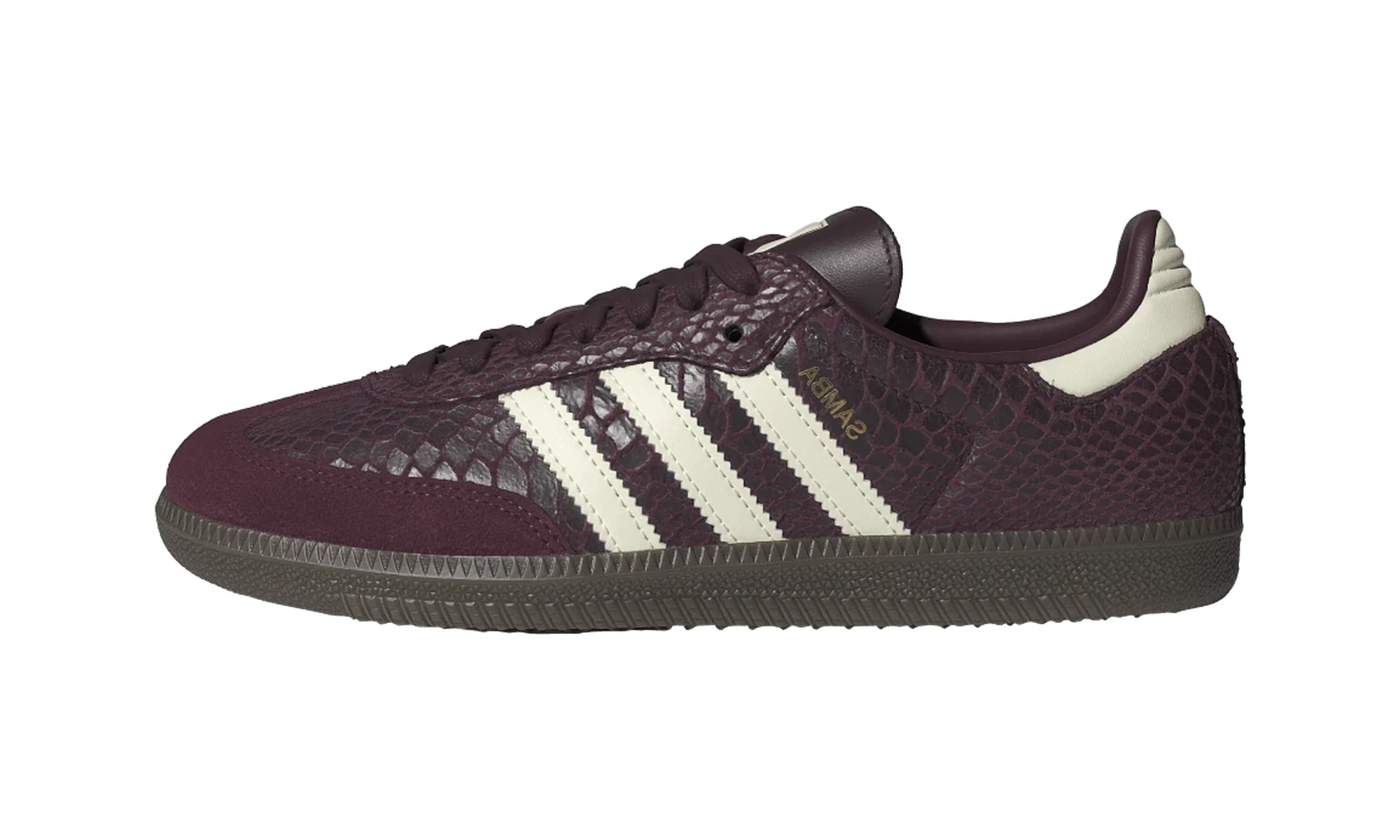 Adidas Samba OG Snakeskin Maroon Cream White