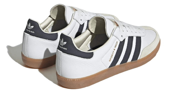 Adidas Samba OG Sporty & Rich White Black, Cloud White/Legend Ink/Gum (HP3354)