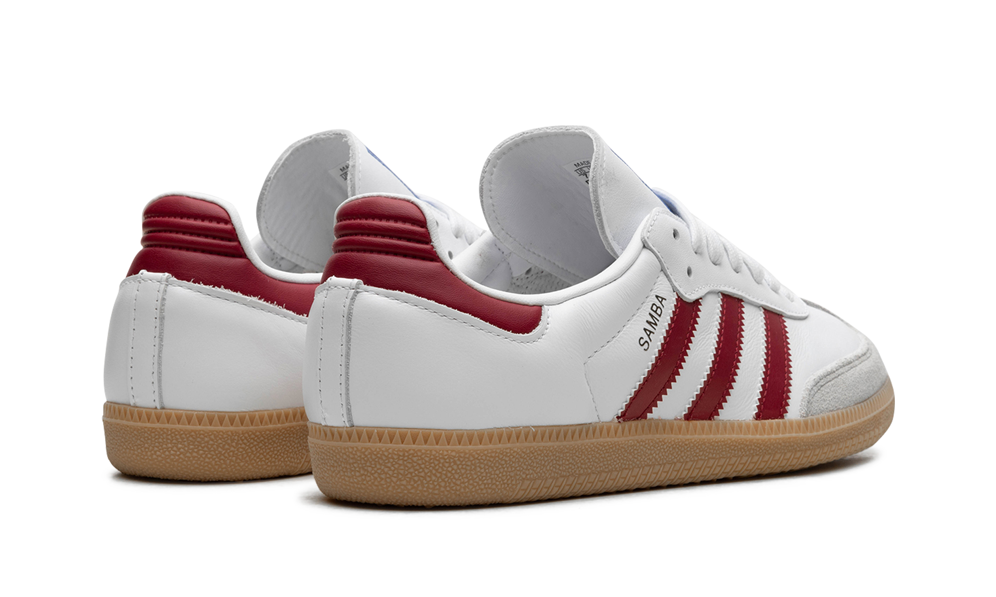 Adidas Samba OG White Burgundy Gum