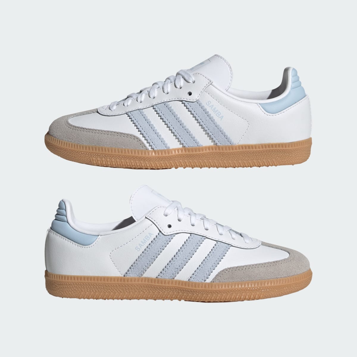 Adidas Samba OG White Crystal Sky Gum