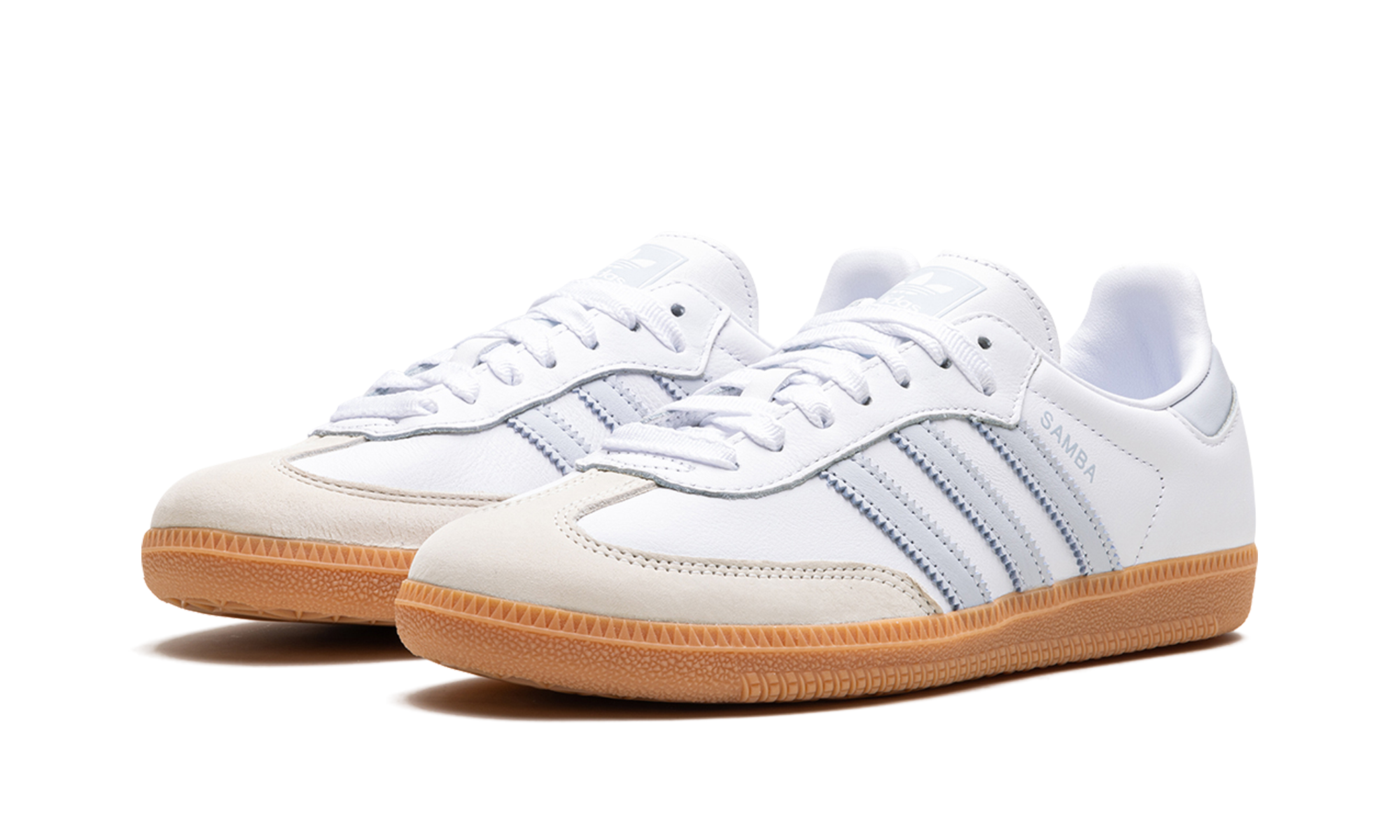 Adidas Samba OG White Halo Blue Gum