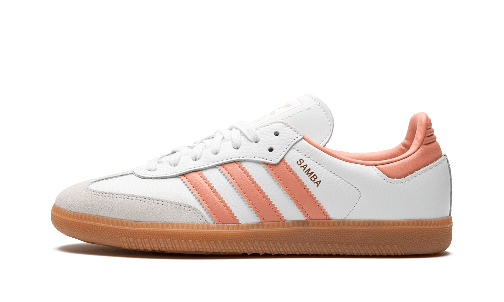 Adidas Samba OG White Wonder Clay Gum, Cloud White/Wonder Clay/Crystal White (IG5932)