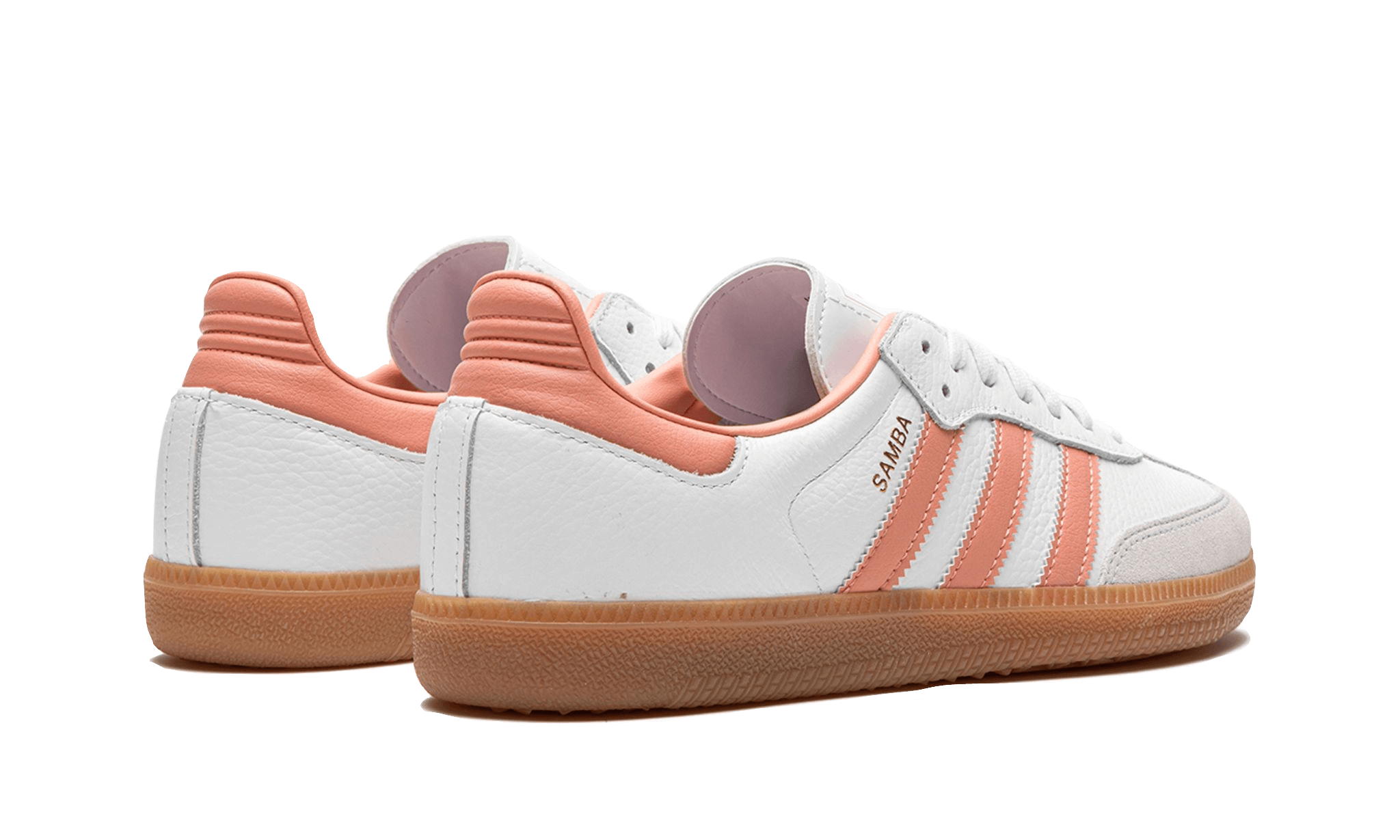 Adidas Samba OG White Wonder Clay Gum, Cloud White/Wonder Clay/Crystal White (IG5932)