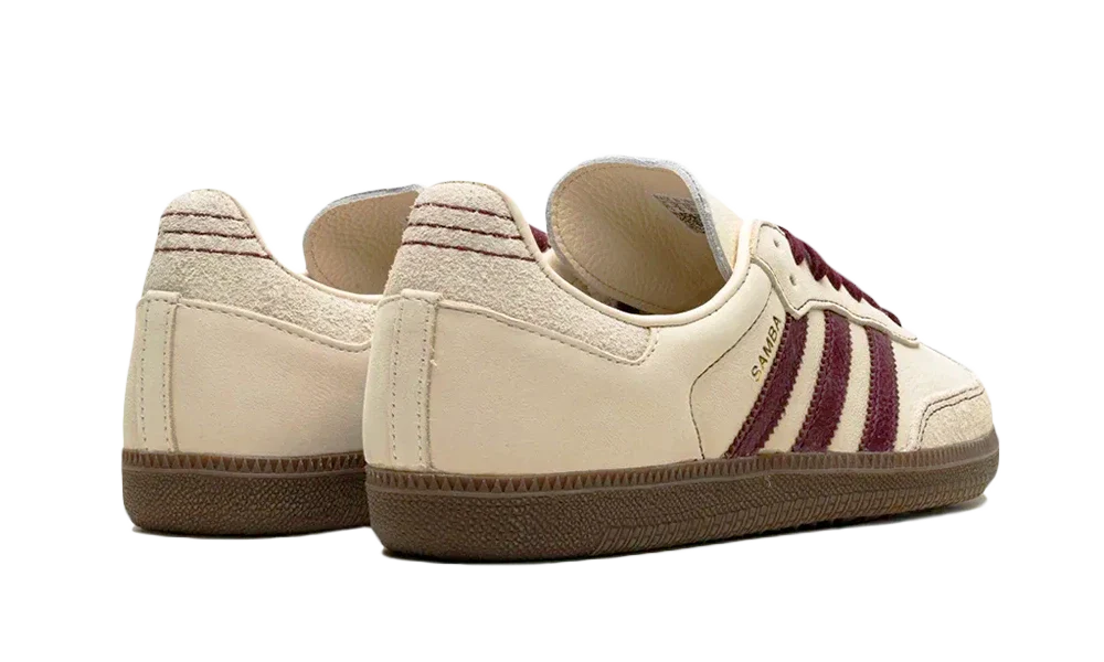 Adidas Samba OG Wonder White Maroon, Wonder White/Maroon/Putty Grey (IG1987)