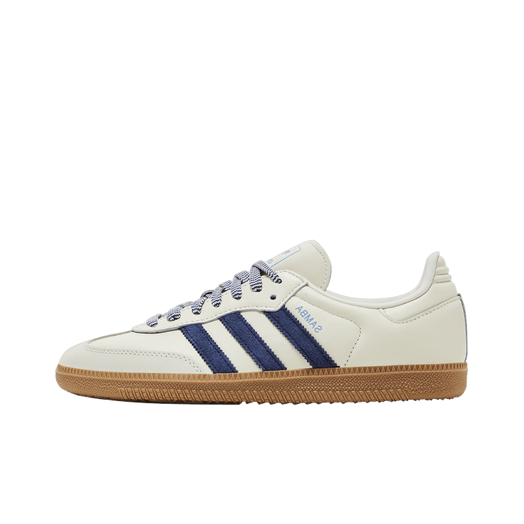 Adidas Samba Off White Dark Blue, Off White/Dark Blue/Clear Sky (JI3907)