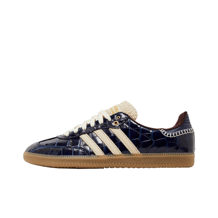 Adidas Samba Wales Bonner Navy Croc, Collegiate Navy/Wonder White/Night Red (JH9825)