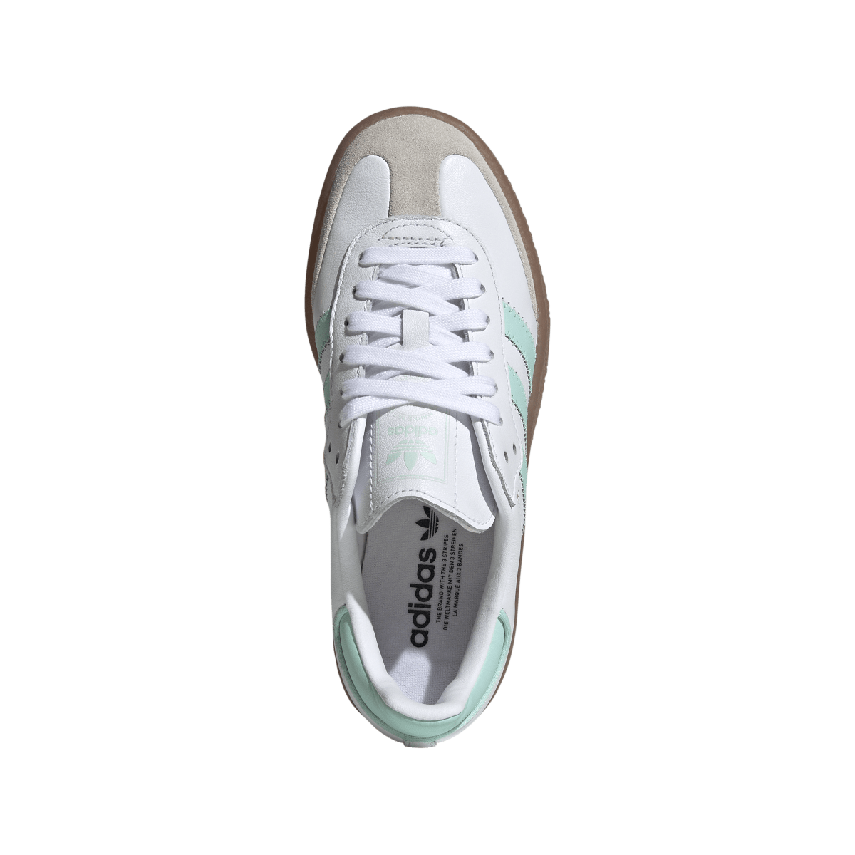 Adidas Sambae Cloud White Clear Mint Gold Metallic