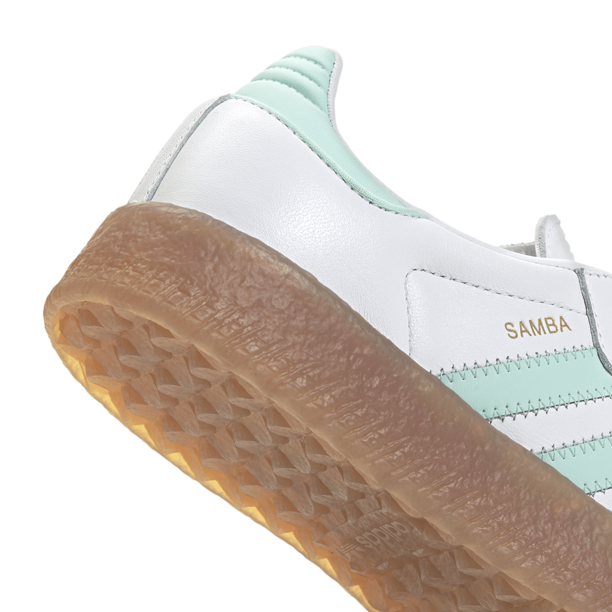 Adidas Sambae Cloud White Clear Mint Gold Metallic
