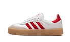 Adidas Sambae White Better Scarlet Gum, Cloud White/Better Scarlet/Cloud White (ID0438)