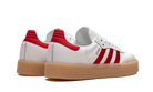 Adidas Sambae White Better Scarlet Gum, Cloud White/Better Scarlet/Cloud White (ID0438)