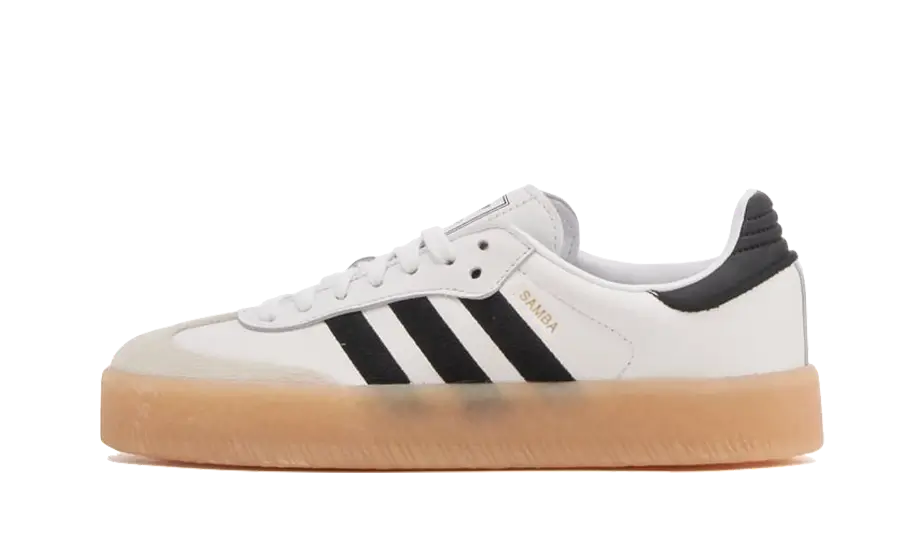 Adidas Sambae White Black Gum, Cloud White/Cloud White/Core Black (IG5744)