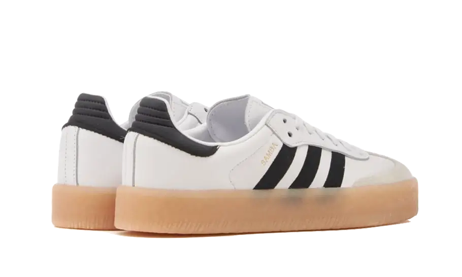 Adidas Sambae White Black Gum, Cloud White/Cloud White/Core Black (IG5744)