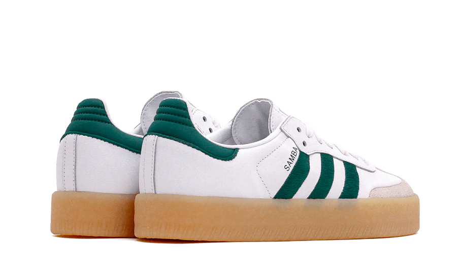 Adidas Sambae White Collegiate Green Gum, Cloud White/Collegiate Green/Cloud White (ID0440)