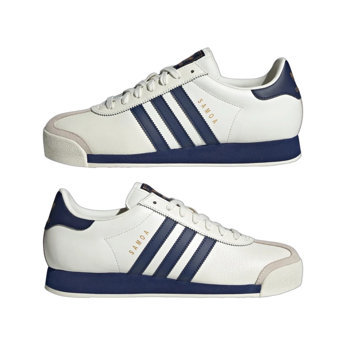 Adidas Samoa Off White Dark Blue Gold Metallic