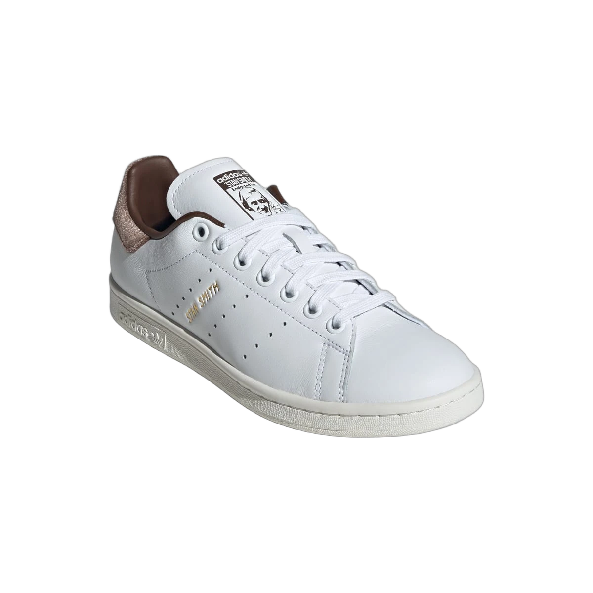 Adidas Stan Smith Cloud White Gold Metallic Brown