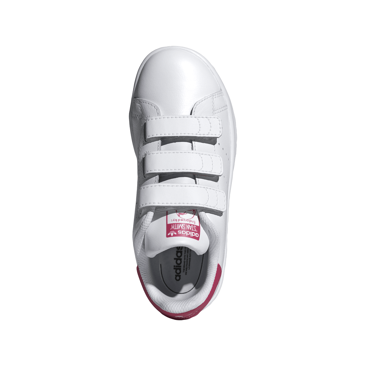 Adidas Stan Smith Comfort Closure Cloud White Bold Pink (PS)
