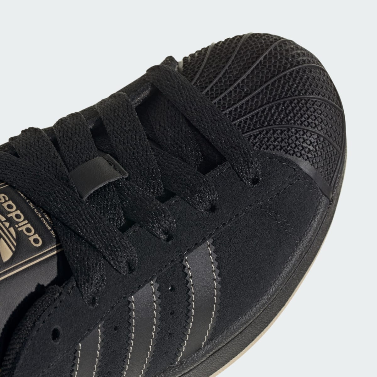 Adidas Superstar Black Gold Metallic
