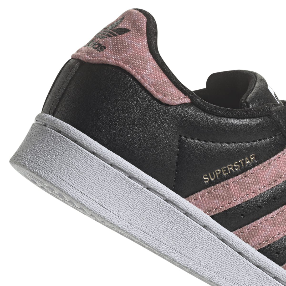 Adidas Superstar Comfort Closure Core Black Gold Metallic (PS)